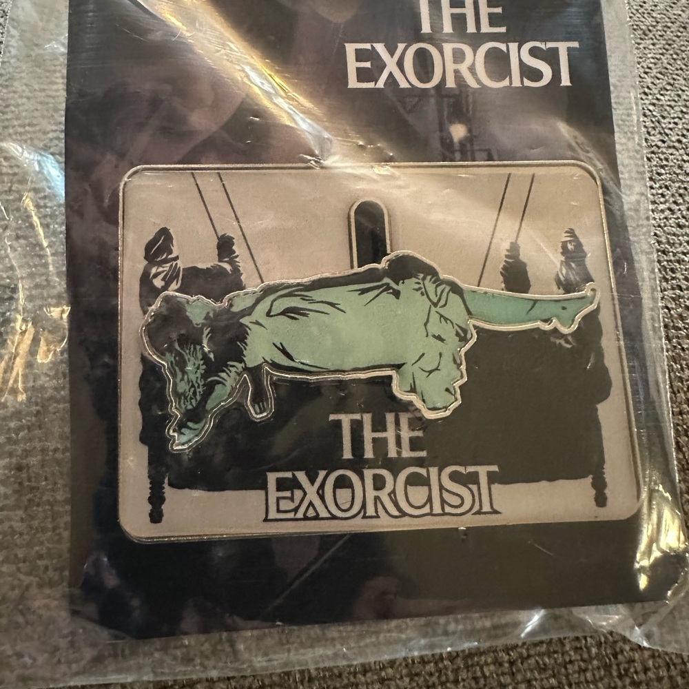 CultureFly Horror Haul The Exorcist Sliding Epoxy Pin Brand New Sealed